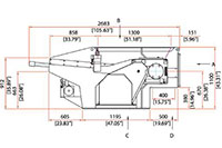VAZ 1100 K XL Series Single Shaft Shredder - Schematic Diagram