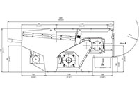 VAZ 1100 XL MW Series Single Shaft Shredder - Schematic Diagram
