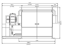 VAZ 1100 XL Series Single Shaft Shredder - Front View