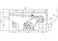 VAZ 1100 XL Series Single Shaft Shredder - Schematic Diagram