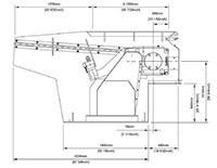 VAZ 1300 S FF Series Single Shaft Shredder - Schematic Diagram