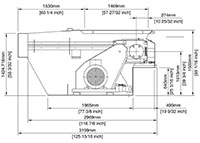 VAZ 2400 S Series Single Shaft Shredder - Schematic Diagram