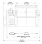1300 RTR Series Single Shaft Shredder - Front View