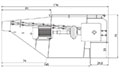1800 RTR Series Single Shaft Shredder - Schematic Diagram