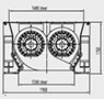Taifun 190 H Double Shaft Shredder - Front View