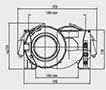 Typhoon Double Shaft Shredders - Front View