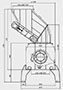 V-EBS Series Single Shaft Shredders - Schematic Diagram