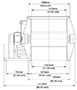 VAZ 1100 K Series Single Shaft Shredder - Front View