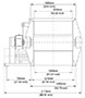 VAZ 1100 Series Single Shaft Shredder - Front View