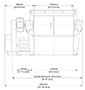 VAZ 1300 M FF Series Single Shaft Shredder - Front View