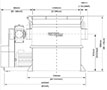 VAZ 1300 S MW Series Single Shaft Shredder - Front View