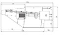 VAZ 1800 FF Series Single Shaft Shredder - Schematic Diagram