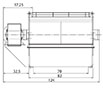 VAZ 1800 Series Single Shaft Shredder - Front View