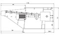 VAZ 1800 Series Single Shaft Shredder - Schematic Diagram