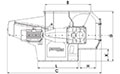 VAZ 2000 M F FF Series Single Shaft Shredder - Schematic Diagram