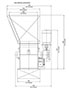 VAZ 600 XL MW Series Single Shaft Shredder - Front View
