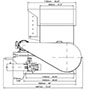 VAZ 700 Z Series Single Shaft Shredder - Schematic Diagram