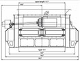VVZ 300 Double Shaft Shredder - Front View